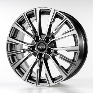 Carwel БАЗАН 1720 (CHERY TIGGO 4/4 PRO/EXEED LX/OMODA C5) AGR Серый с полированной лицевой частью 7x17/5x108 ET33 D60.1