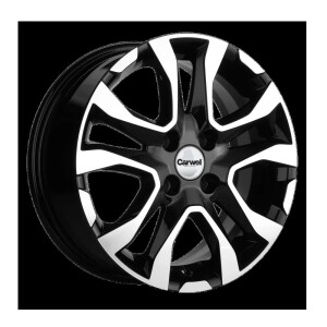 Carwel ТОБОЛ 1503 (VESTA) ABT Черный глянцевый с полированной лицевой частью 6x15/4x100 ET50 D60.1