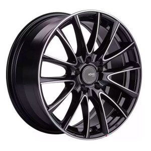 Konig KONTOUR MQ696 GBUFP Черный глянцевый с полированной лицевой поверхностью 8x18/5x114.3 ET45 D67.1