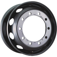 Accuride 10/335/281/165 Black 8.25x22.5/10x335 ET165 D281