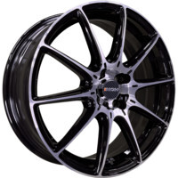 INCH FA8537 Gloss Black Machined Face 6.5x17/5x112 ET38 D57.1