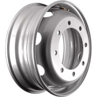 Jantsa 8/24/221/145 RAL9006 6.75x19.5/8x275 ET145 D221