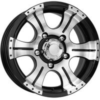 K&K Байконур Джип-рейд (КС465М) Алмаз черный 8x16/5x139.7 ET-15 D110.1