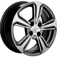 Khomen Wheels KHW1502 (Rio/Solaris) G-Silver-FP 6x15/4x100 ET46 D54.1