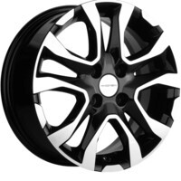 Khomen Wheels KHW1503 (Rio/Solaris) Black-FP 6x15/4x100 ET46 D54.1