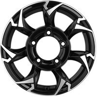 Khomen Wheels KHW1505 (Lada NIVA 4x4) Black-FP 5.5x15/5x139.7 ET5 D98.5