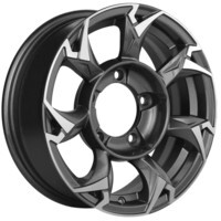 Khomen Wheels KHW1505 (Lada NIVA 4x4) Gray-FP 5.5x15/5x139.7 ET5 D98.5