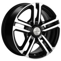 Khomen Wheels KHW1602 (Niva 4x4 Bronto) Black-FP