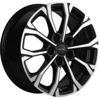 Khomen Wheels KHW1605 (Octavia A5/Golf/Jetta) Black-FP 6.5x16/5x112 ET46 D57.1
