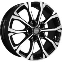 Khomen Wheels KHW1605 (Toyota/Suzuki) Black-FP 6.5x16/5x114.3 ET45 D60.1
