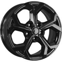 Khomen Wheels KHW1606 (Huyndai/Kia) Black 6.5x16/5x114.3 ET43 D67.1