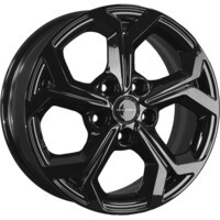 Khomen Wheels KHW1606 (Mitsubishi) Black 6.5x16/5x114.3 ET46 D67.1