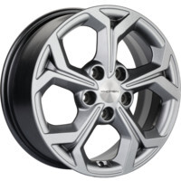 Khomen Wheels KHW1606 (Renault/Nissan) G-Silver 6.5x16/5x114.3 ET50 D66.1