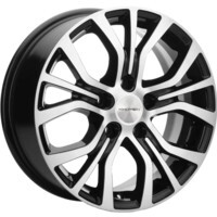 Khomen Wheels KHW1608 (Alphard) Black-FP 6.5x16/5x114.3 ET38 D60.1