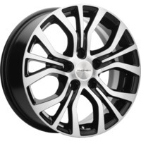 Khomen Wheels KHW1608 (DFM 580) Black-FP 6.5x16/5x110 ET45 D67.1