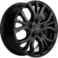 Khomen Wheels KHW1608 (Opel Zafira) Black 6.5x16/5x110 ET43 D65.1