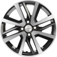 Khomen Wheels KHW1609 (Stepway) Black-FP