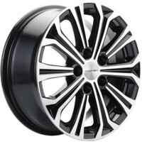 Khomen Wheels KHW1610 (Huyndai/Kia) Black-FP 6.5x16/5x114.3 ET43 D67.1