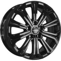 Khomen Wheels KHW1610 (Toyota/Suzuki) Black 6.5x16/5x114.3 ET45 D60.1