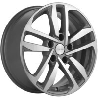 Khomen Wheels KHW1612 (Fluence/Juke) F-Silver-FP