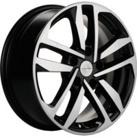 Khomen Wheels KHW1612 (Huyndai/Mazda) Black-FP 6.5x16/5x114.3 ET45 D67.1