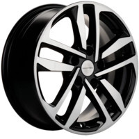 Khomen Wheels KHW1612 (Polo) Black-FP 6.5x16/5x100 ET39 D57.1