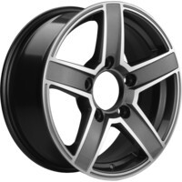 Khomen Wheels KHW1614 (Niva 4x4) Gray-FP 6.5x16/5x139.7 ET40 D98.5