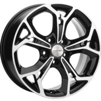 Khomen Wheels KHW1702 (DFM580) Black-FP