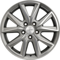 Khomen Wheels KHW1706 (Camry) G-Silver-FP 7x17/5x114.3 ET45 D60.1