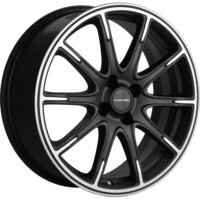 Khomen Wheels KHW1707 (XRay) Black-FP matt