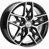 Khomen Wheels KHW1709 (DFM580) Black-FP