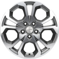 Khomen Wheels KHW1711 (Arkana/Kaptur) Gray-FP