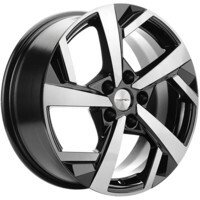 Khomen Wheels KHW1712 (DFM AX 7) Black-FP