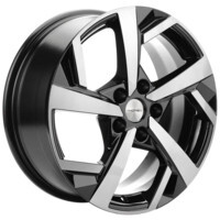 Khomen Wheels KHW1712 (Jac/Москвич 3) Black-FP 7x17/5x108 ET40 D54.1