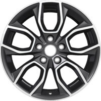 Khomen Wheels KHW1713 (Ford C-Max) Black-FP