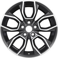 Khomen Wheels KHW1713 (Forester) Black-FP