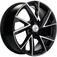 Khomen Wheels KHW1714 (DFM AX 7) Black-FP
