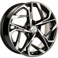 Khomen Wheels KHW1716 (Changan CS35/CS35 Pro) Black-FP 7x17/5x110 ET46 D63.3