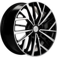 Khomen Wheels KHW1717 (Teana/X-trail) Black-FP 7x17/5x114.3 ET45 D66.1
