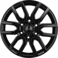 Khomen Wheels KHW1723 (Hyundai H-1/Staria) Black 8x17/6x139.7 ET50 D92.5