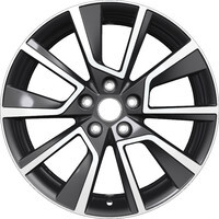 Khomen Wheels KHW1802 (Kodiaq/Tiguan) Black-FP