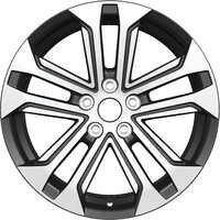 Khomen Wheels KHW1803 (Kodiaq/Tiguan) Black-FP