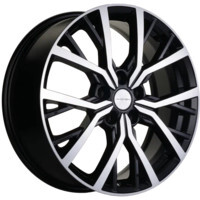 Khomen Wheels KHW1806 (Changan/Geely/Lexus/Suzuki/Toyota) Black-FP 7x18/5x114.3 ET35 D60.1
