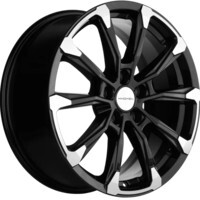 Khomen Wheels KHW1808 (Jac/Москвич 3) Black-FP