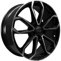 Khomen Wheels KHW1816 (Nissan Qashqai) Black-FP