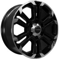 Khomen Wheels KHW1817 (Tank 300/500) Black-FP 7.5x18/6x139.7 ET36 D100.1