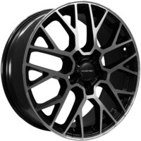Khomen Wheels KHW1818 (Mitsubishi Outlander) Black-FP