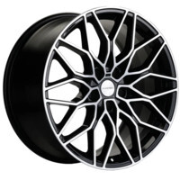 Khomen Wheels KHW1902 (Outlander) Black-FP 8.5x19/5x114.3 ET30 D67.1
