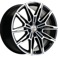Khomen Wheels KHW1904 (Audi/VW) Black-FP 8.5x19/5x112 ET30 D66.6