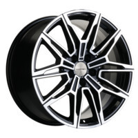 Khomen Wheels KHW1904 (BMW Rear) Black-FP 9.5x19/5x112 ET40 D66.6